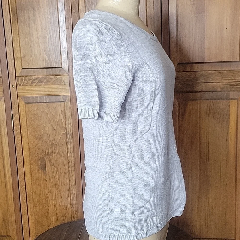 Gap Short Sleeve Wool Blend Sweater Sz L